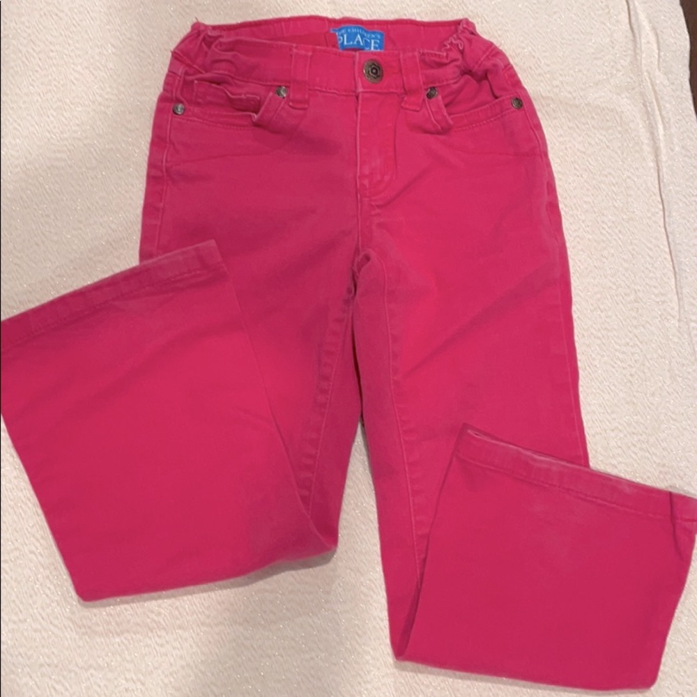 Pink jeans